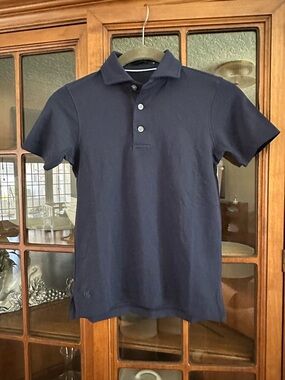 Boys Navy Short-Sleeve Polo Shirt - Timeless Casual Essential